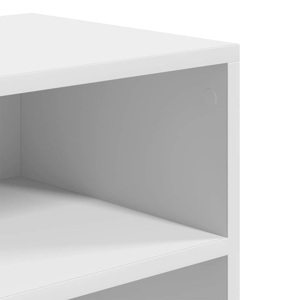 Βιβλιοθήκη με 5 Ράφια Λευκή 60x30x71,5 εκ. Επεξεργασμένο Ξύλο