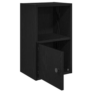 Βιβλιοθήκη Μαύρη Δρυς 31x24x52 cm Κατασκευασμένο ξύλο - Pakobazaar