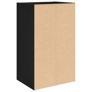 Βιβλιοθήκη Μαύρη Δρυς 31x24x52 cm Κατασκευασμένο ξύλο - Pakobazaar
