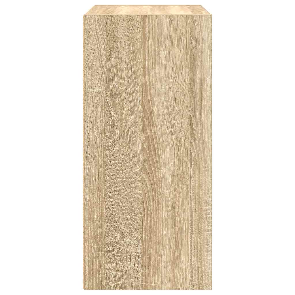 Βιβλιοθήκη Sonoma Δρυς 31x24x52 εκ. από Επεξεργασμένο Ξύλο - Pakobazaar