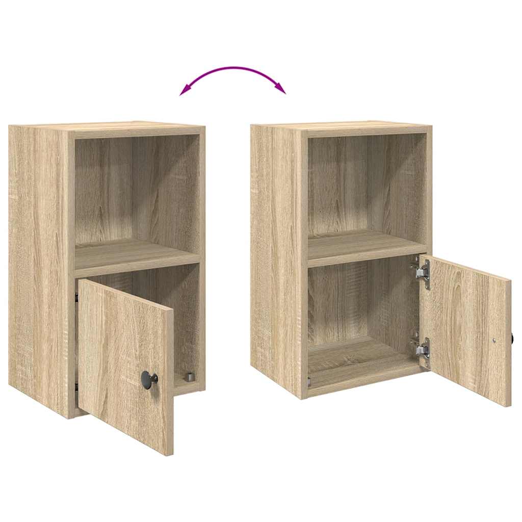 Βιβλιοθήκη Sonoma Δρυς 31x24x52 εκ. από Επεξεργασμένο Ξύλο - Pakobazaar