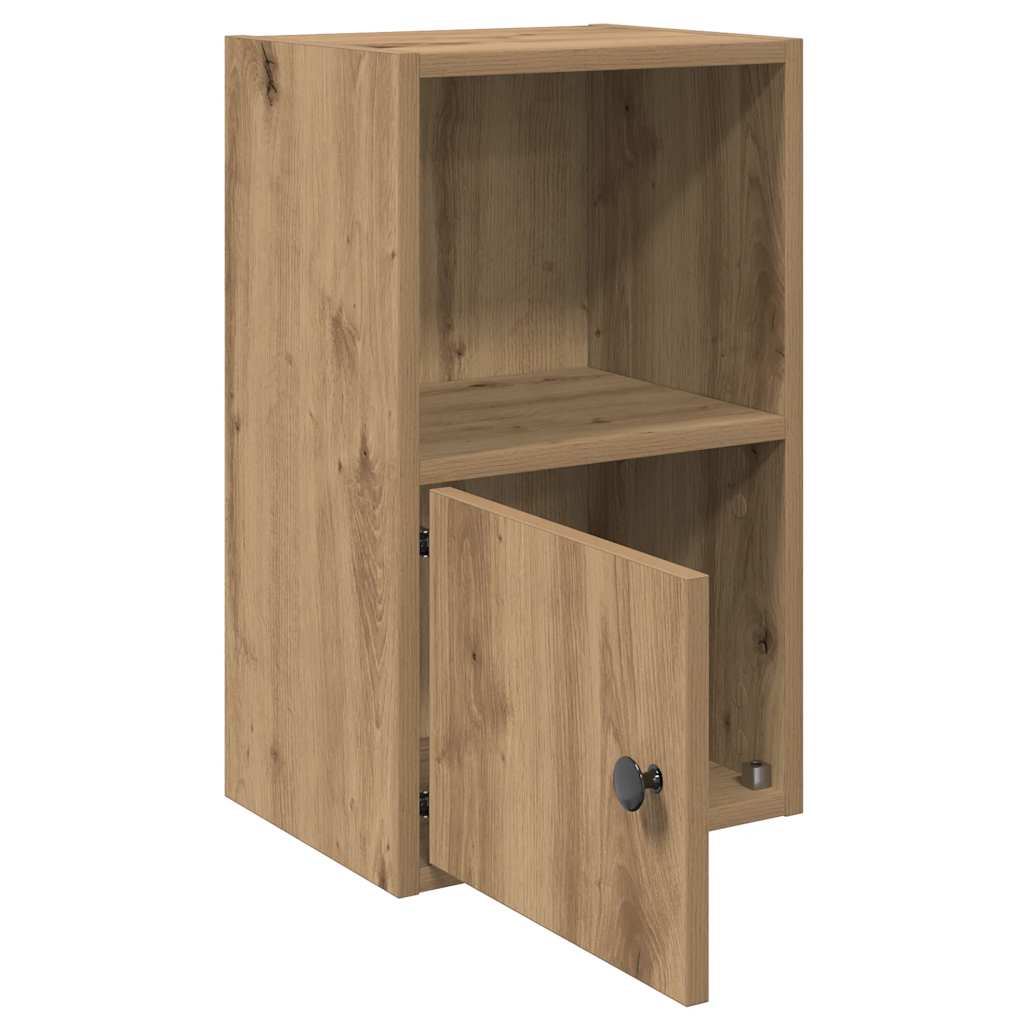 Βιβλιοθήκη Αρτισιανή Δρυς 31x24x52 εκ. Επεξ. Ξύλο - Pakobazaar