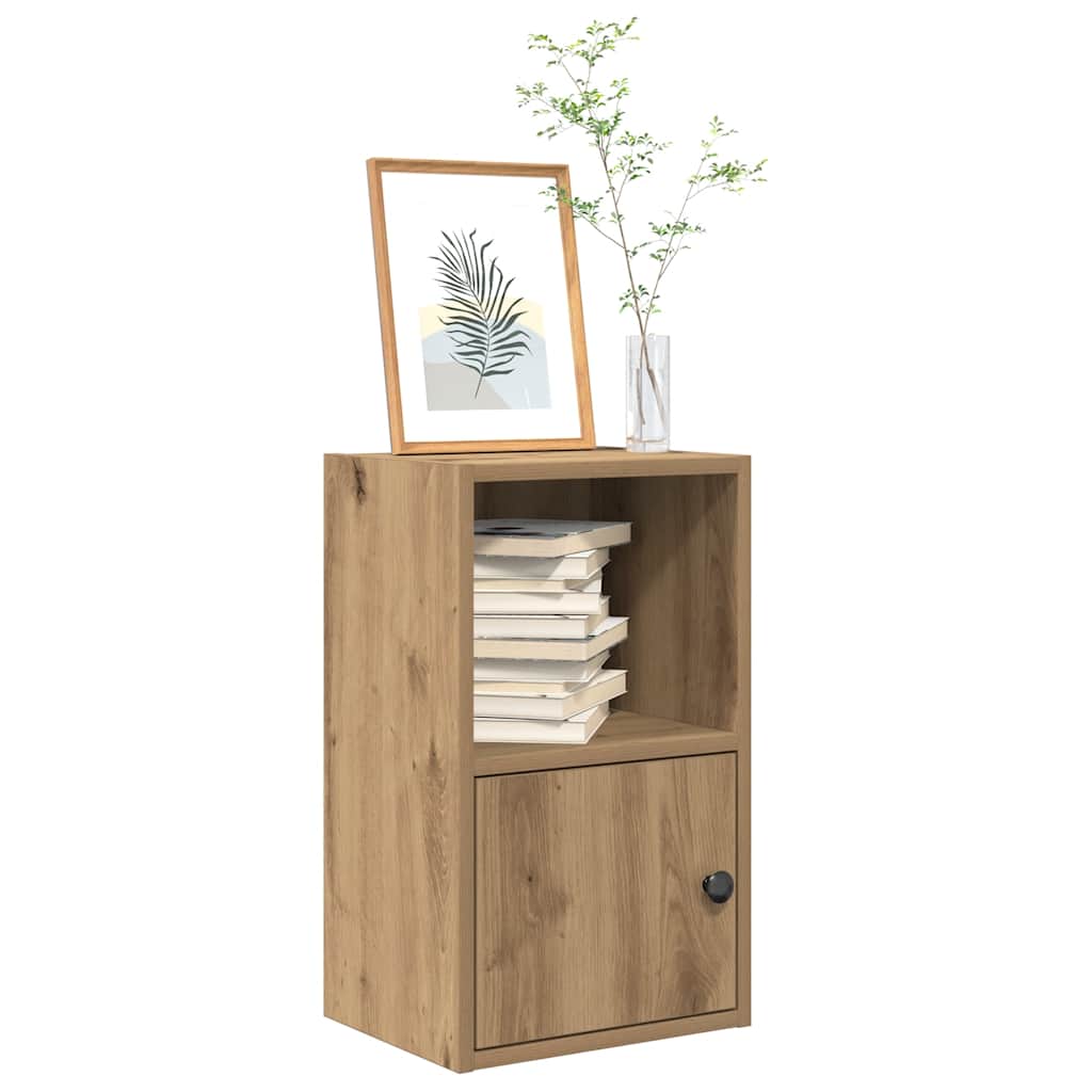 Βιβλιοθήκη Αρτισιανή Δρυς 31x24x52 εκ. Επεξ. Ξύλο - Pakobazaar