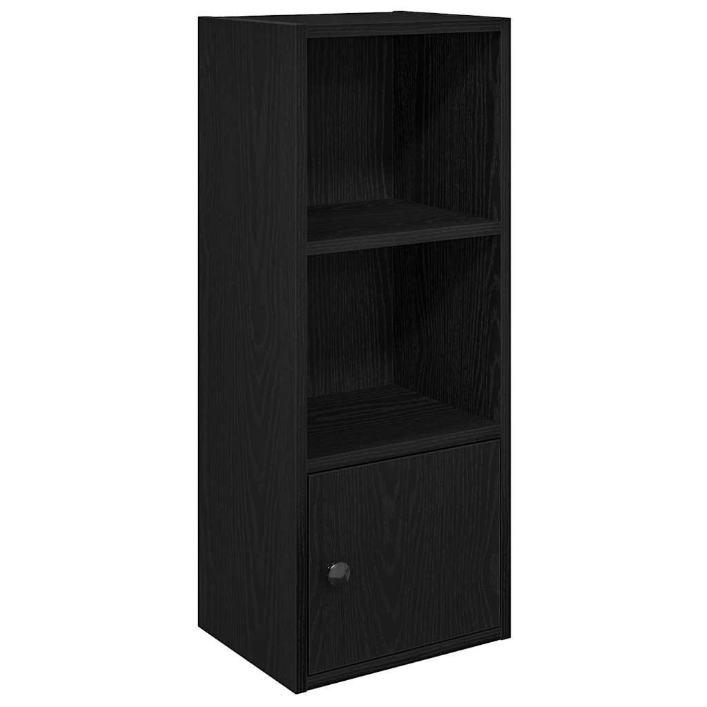 Βιβλιοθήκη Μαύρη Δρυς 31x24x77 cm Κατασκευασμένο ξύλο - Pakobazaar