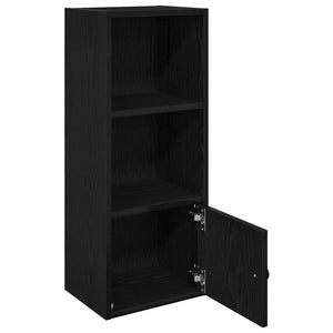 Βιβλιοθήκη Μαύρη Δρυς 31x24x77 cm Κατασκευασμένο ξύλο - Pakobazaar