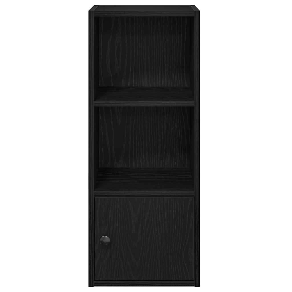 Βιβλιοθήκη Μαύρη Δρυς 31x24x77 cm Κατασκευασμένο ξύλο - Pakobazaar