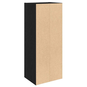 Βιβλιοθήκη Μαύρη Δρυς 31x24x77 cm Κατασκευασμένο ξύλο - Pakobazaar
