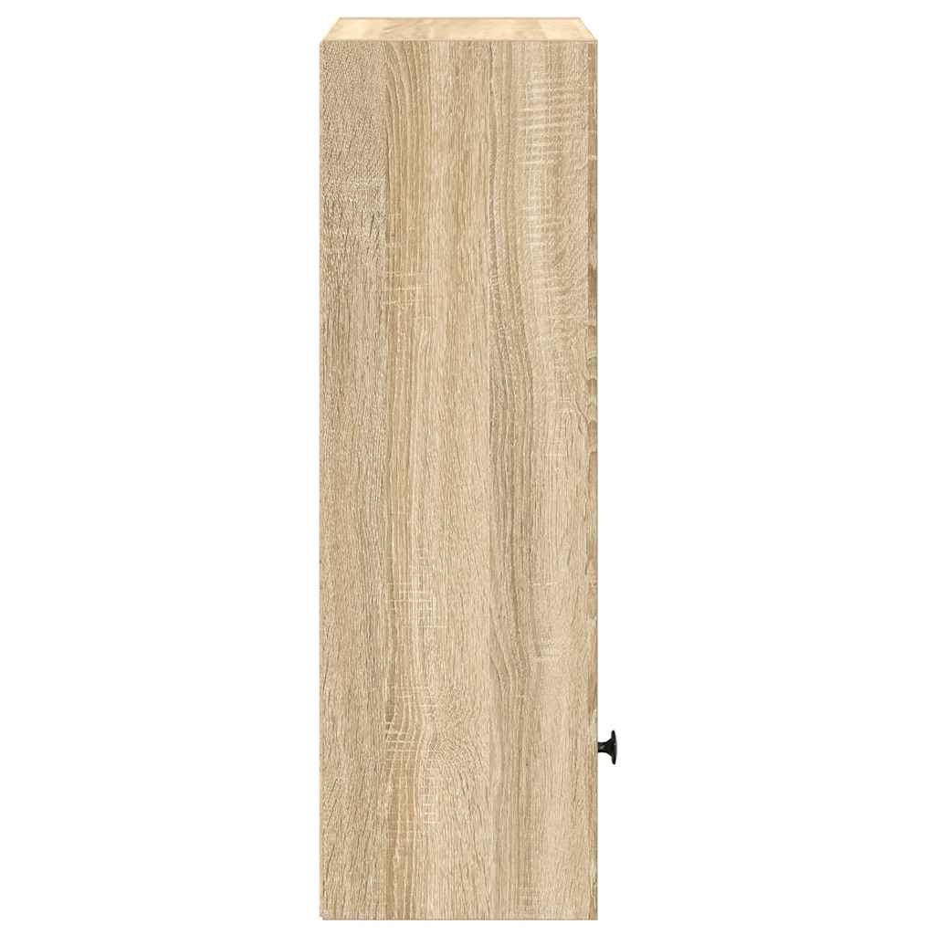 Βιβλιοθήκη Sonoma Δρυς 31x24x77 εκ. από Επεξεργασμένο Ξύλο - Pakobazaar