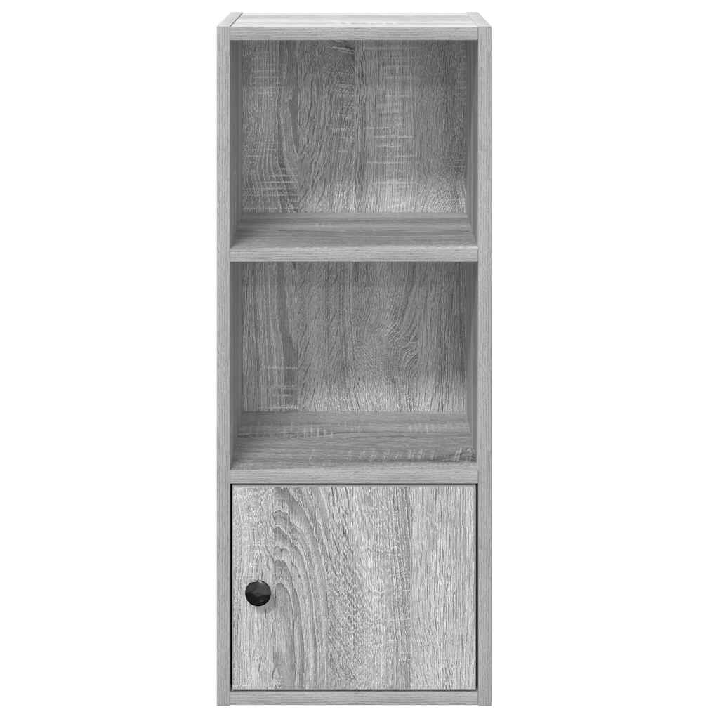 Βιβλιοθήκη Γκρι Sonoma 31x24x77 εκ. από Επεξεργ. Ξύλο - Pakobazaar