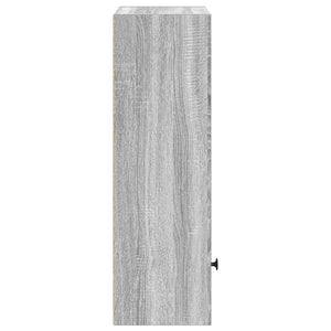 Βιβλιοθήκη Γκρι Sonoma 31x24x77 εκ. από Επεξεργ. Ξύλο - Pakobazaar
