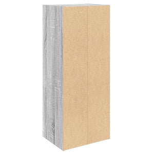 Βιβλιοθήκη Γκρι Sonoma 31x24x77 εκ. από Επεξεργ. Ξύλο - Pakobazaar