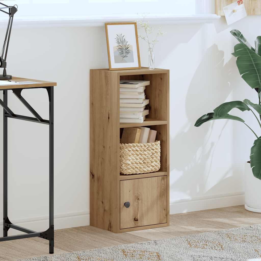 Βιβλιοθήκη Αρτισιανή Δρυς 31x24x77 εκ. Επεξ. Ξύλο