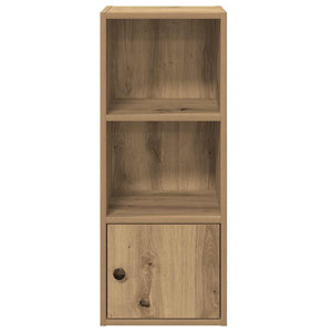 Βιβλιοθήκη Αρτισιανή Δρυς 31x24x77 εκ. Επεξ. Ξύλο