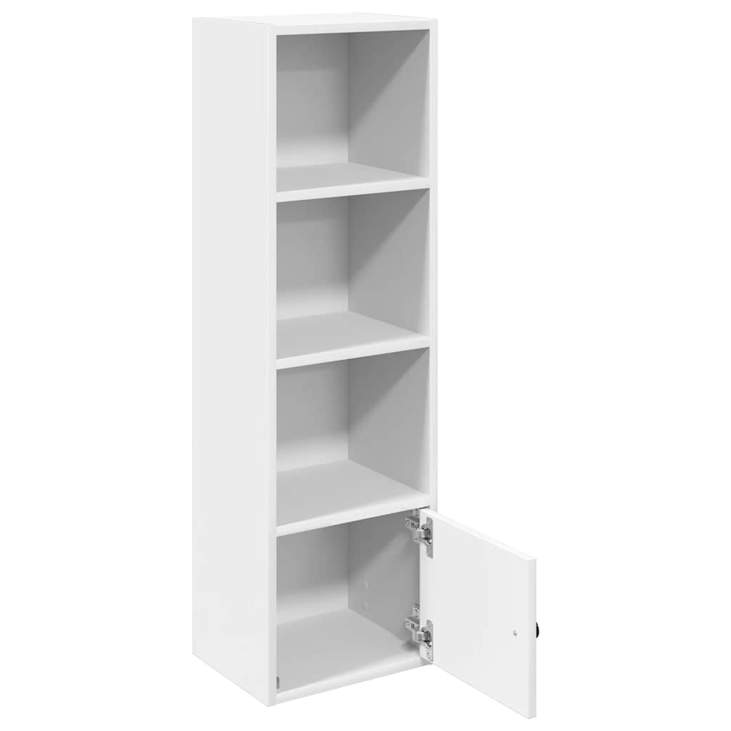 Βιβλιοθήκη Λευκό 31x24x102 cm Ξύλο μηχανικής κατασκευής - Pakobazaar