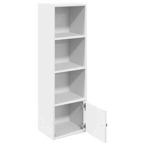Βιβλιοθήκη Λευκό 31x24x102 cm Ξύλο μηχανικής κατασκευής - Pakobazaar