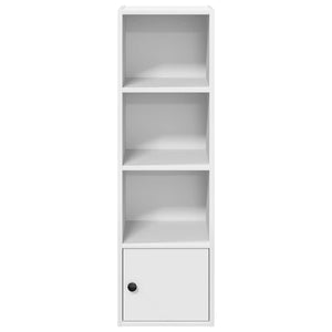 Βιβλιοθήκη Λευκό 31x24x102 cm Ξύλο μηχανικής κατασκευής - Pakobazaar