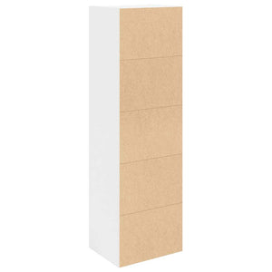 Βιβλιοθήκη Λευκό 31x24x102 cm Ξύλο μηχανικής κατασκευής - Pakobazaar