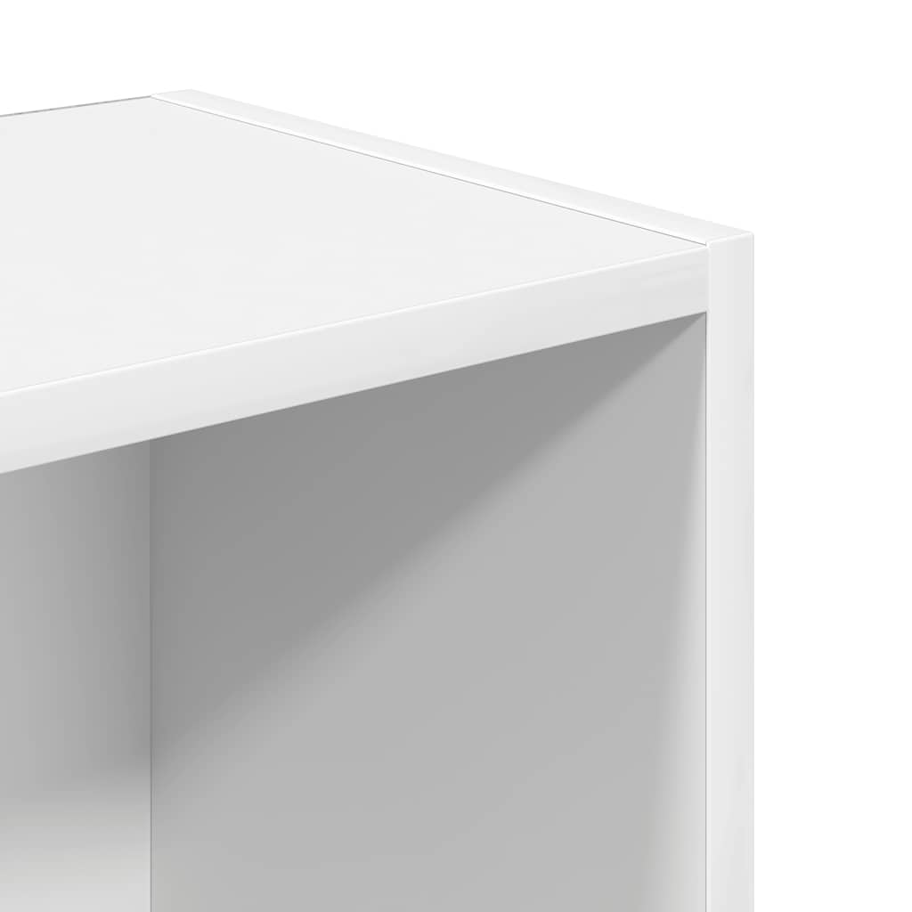 Βιβλιοθήκη Λευκό 31x24x102 cm Ξύλο μηχανικής κατασκευής - Pakobazaar