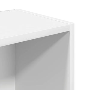 Βιβλιοθήκη Λευκό 31x24x102 cm Ξύλο μηχανικής κατασκευής - Pakobazaar