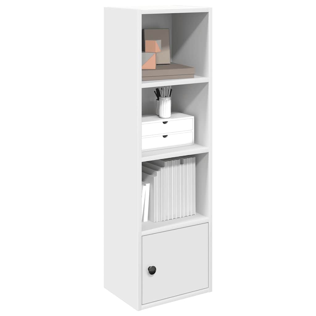 Βιβλιοθήκη Λευκό 31x24x102 cm Ξύλο μηχανικής κατασκευής - Pakobazaar