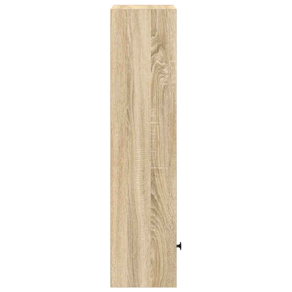 Βιβλιοθήκη Sonoma Δρυς 31x24x102 εκ. από Επεξεργασμένο Ξύλο - Pakobazaar