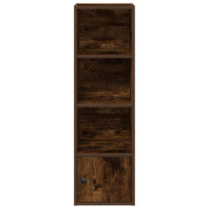 Βιβλιοθήκη Καπνιστή Δρυς 31x24x102 εκ. από Επεξεργασμένο Ξύλο