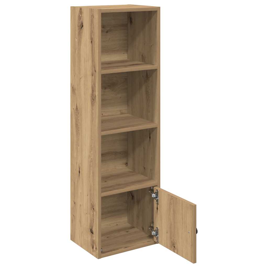 Βιβλιοθήκη Αρτισιανή Δρυς 31x24x102 εκ. Επεξ. Ξύλο