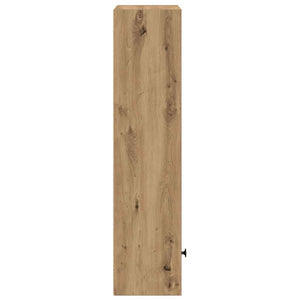 Βιβλιοθήκη Αρτισιανή Δρυς 31x24x102 εκ. Επεξ. Ξύλο