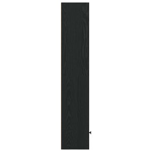 Βιβλιοθήκη Μαύρη Δρυς 31x24x127 εκ. Κατασκευασμένο ξύλο - Pakobazaar