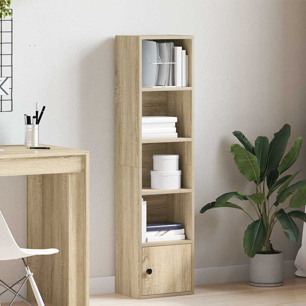Βιβλιοθήκη Sonoma Δρυς 31x24x127 εκ. από Επεξεργασμένο Ξύλο - Pakobazaar