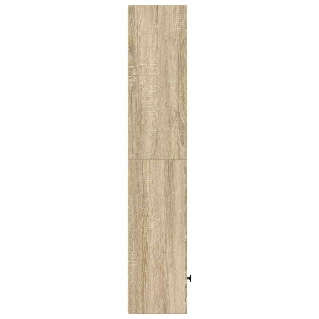Βιβλιοθήκη Sonoma Δρυς 31x24x127 εκ. από Επεξεργασμένο Ξύλο - Pakobazaar