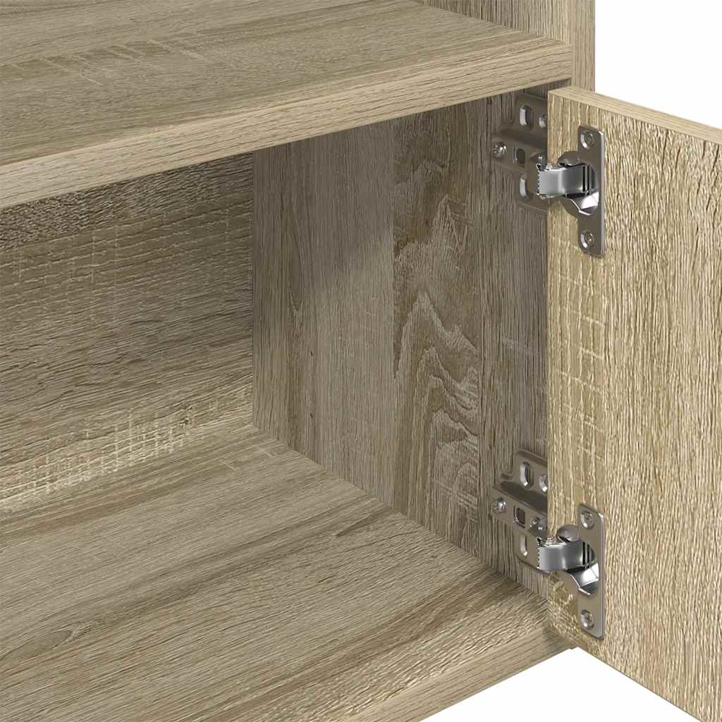 Βιβλιοθήκη Sonoma Δρυς 31x24x127 εκ. από Επεξεργασμένο Ξύλο - Pakobazaar