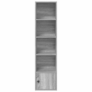 Βιβλιοθήκη Γκρι Sonoma 31x24x127 εκ. από Επεξεργασμένο Ξύλο