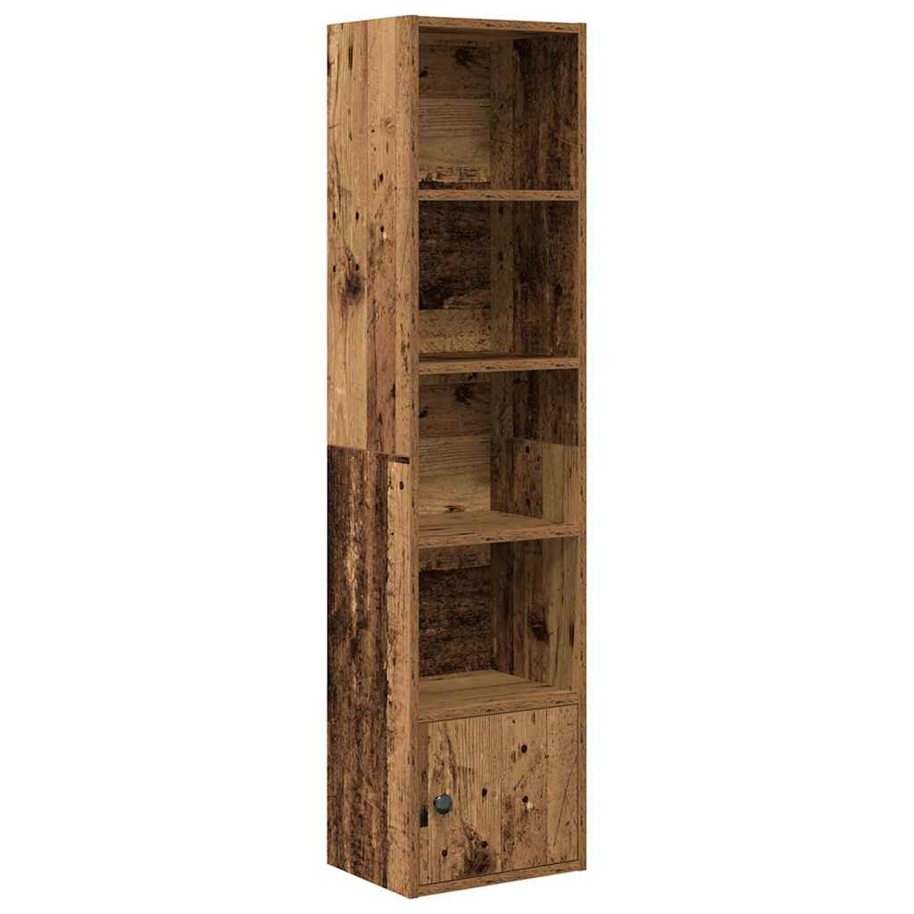 Βιβλιοθήκη Όψη Παλαιού Ξύλου 31x24x127 εκ. Επεξεργασμένο Ξύλο - Pakobazaar