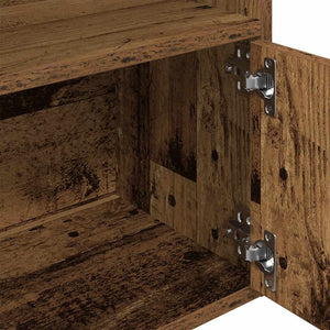 Βιβλιοθήκη Όψη Παλαιού Ξύλου 31x24x127 εκ. Επεξεργασμένο Ξύλο - Pakobazaar