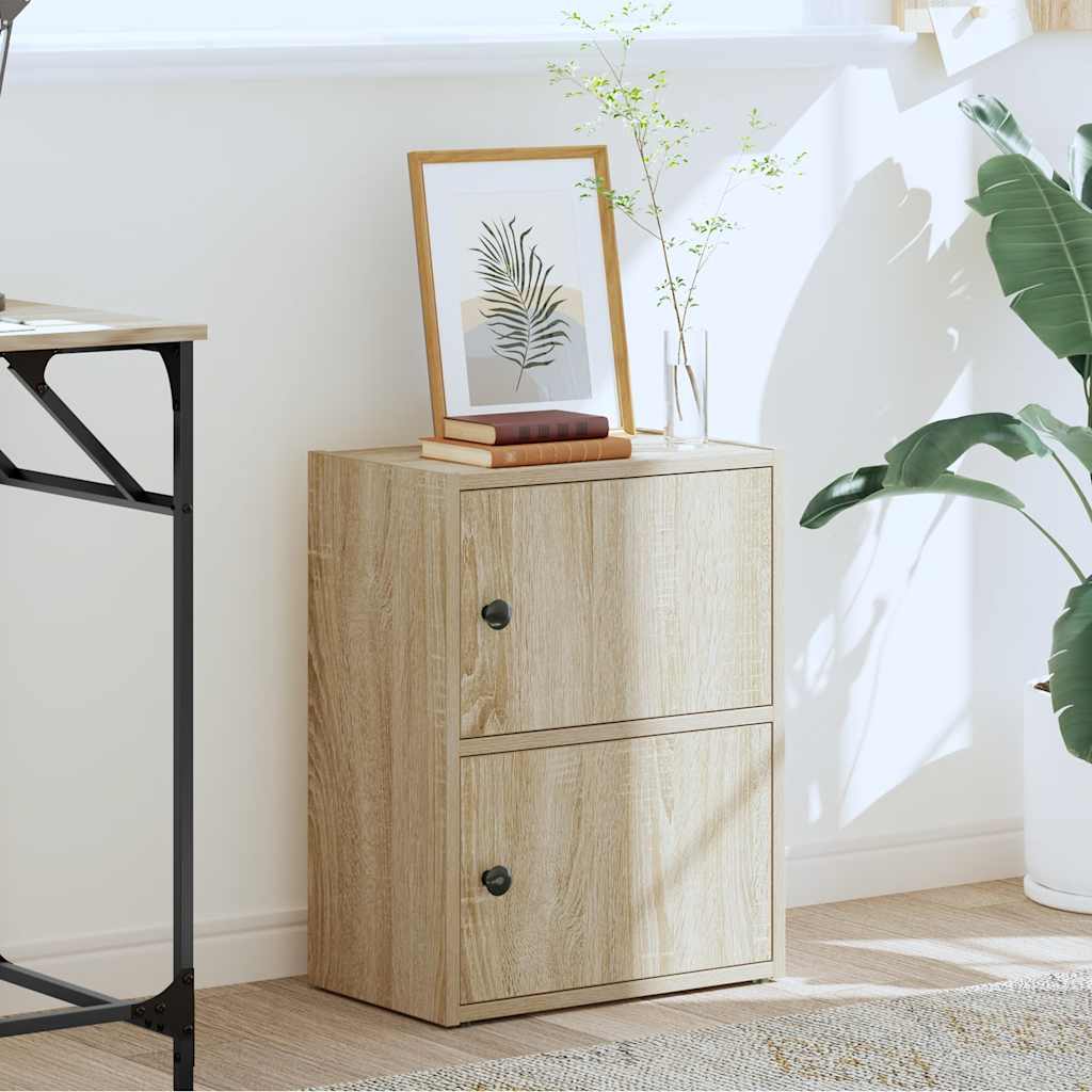 Βιβλιοθήκη Sonoma Δρυς 40x24x52 εκ. από Επεξεργασμένο Ξύλο