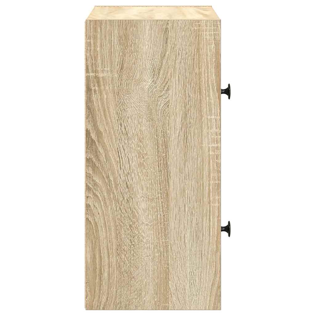 Βιβλιοθήκη Sonoma Δρυς 40x24x52 εκ. από Επεξεργασμένο Ξύλο