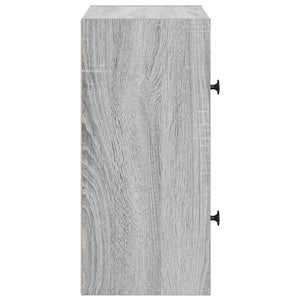Βιβλιοθήκη Γκρι Sonoma 40x24x52 εκ. από Επεξεργασμένο Ξύλο