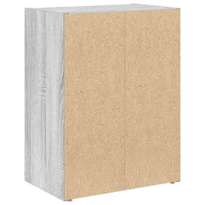 Βιβλιοθήκη Γκρι Sonoma 40x24x52 εκ. από Επεξεργασμένο Ξύλο