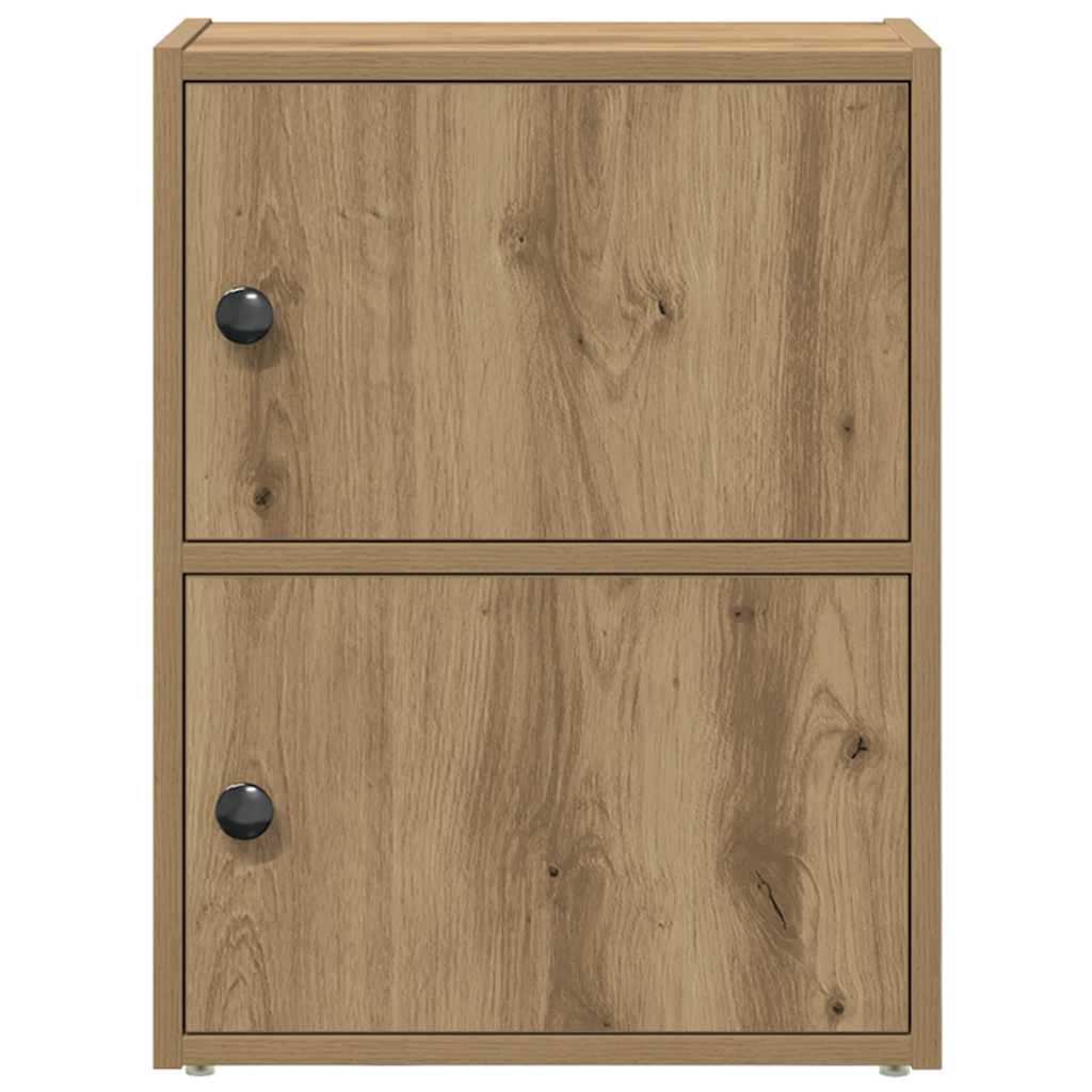 Βιβλιοθήκη Αρτισιανή Δρυς 40x24x52 εκ. Επεξ. Ξύλο - Pakobazaar