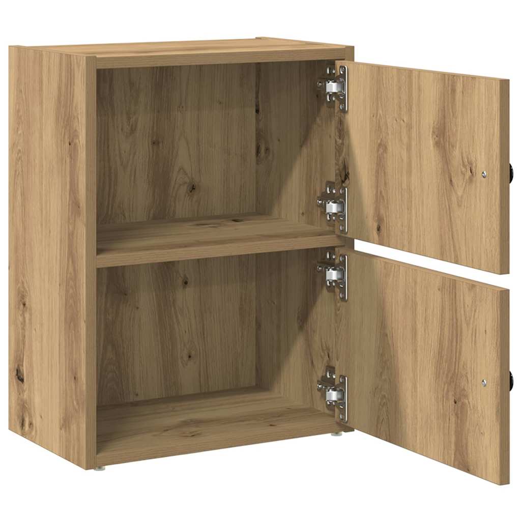 Βιβλιοθήκη Αρτισιανή Δρυς 40x24x52 εκ. Επεξ. Ξύλο - Pakobazaar