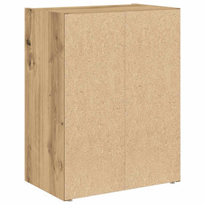 Βιβλιοθήκη Αρτισιανή Δρυς 40x24x52 εκ. Επεξ. Ξύλο - Pakobazaar