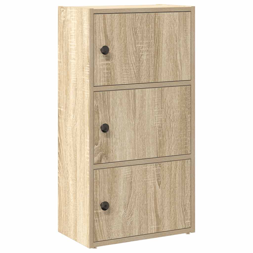 Βιβλιοθήκη Sonoma Δρυς 40x24x77 εκ. από Επεξεργασμένο Ξύλο - Pakobazaar