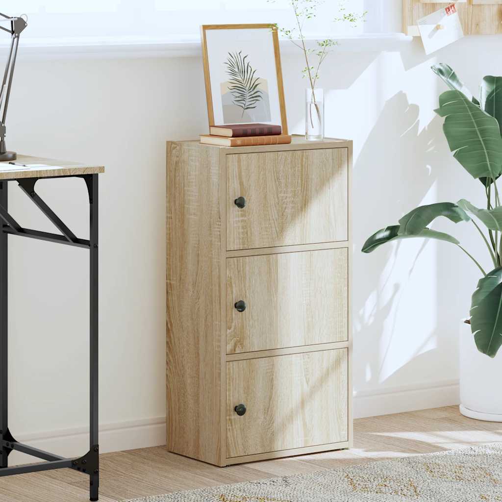 Βιβλιοθήκη Sonoma Δρυς 40x24x77 εκ. από Επεξεργασμένο Ξύλο - Pakobazaar