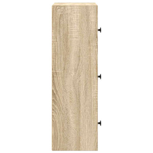 Βιβλιοθήκη Sonoma Δρυς 40x24x77 εκ. από Επεξεργασμένο Ξύλο - Pakobazaar