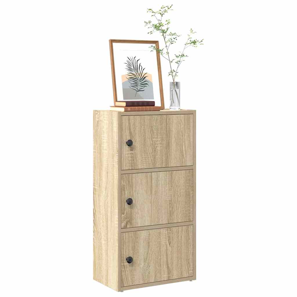 Βιβλιοθήκη Sonoma Δρυς 40x24x77 εκ. από Επεξεργασμένο Ξύλο - Pakobazaar