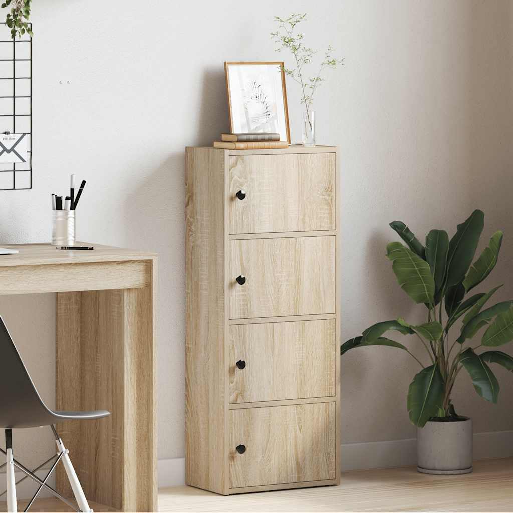 Βιβλιοθήκη Sonoma Δρυς 40x24x102 εκ. από Επεξεργασμένο Ξύλο - Pakobazaar