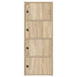 Βιβλιοθήκη Sonoma Δρυς 40x24x102 εκ. από Επεξεργασμένο Ξύλο - Pakobazaar