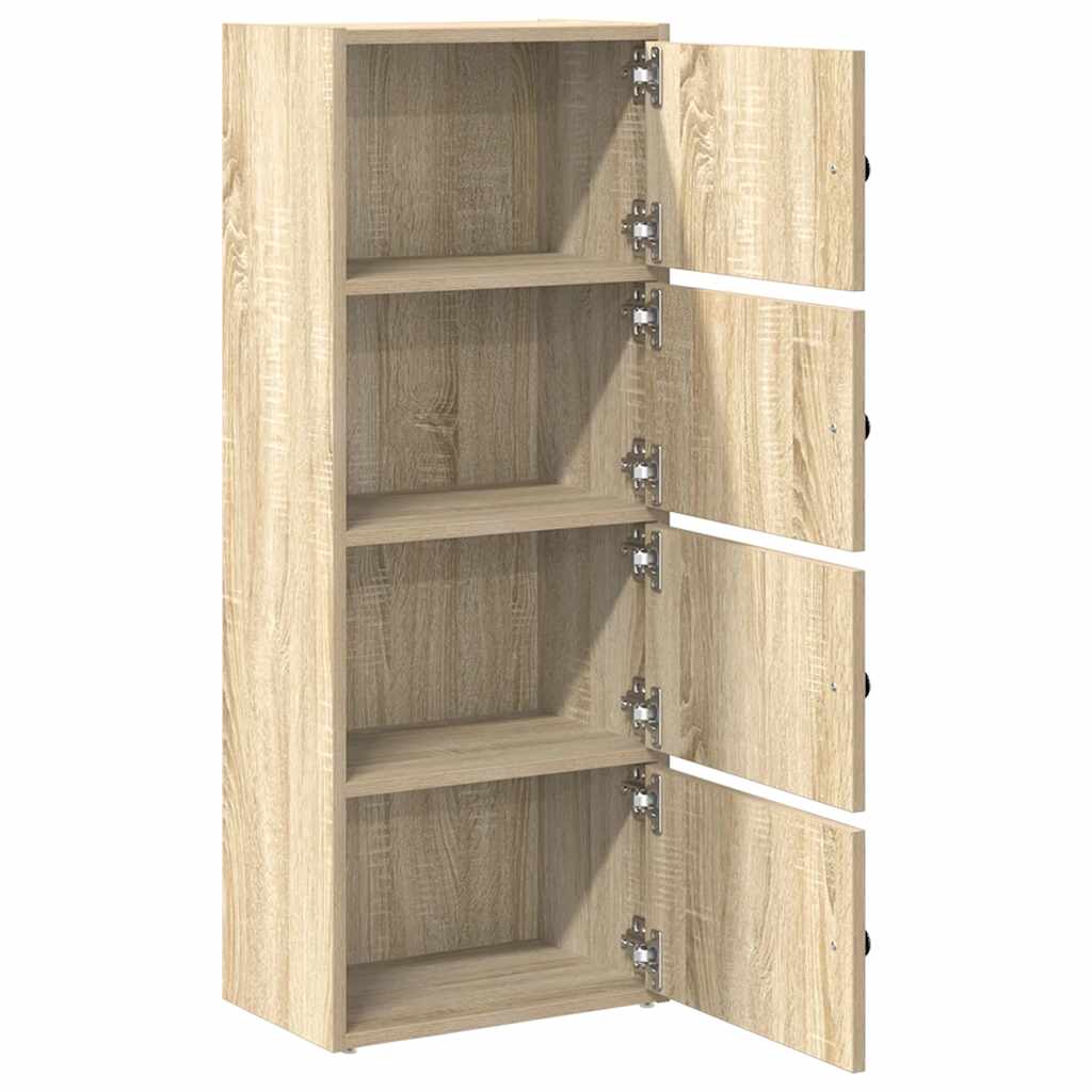 Βιβλιοθήκη Sonoma Δρυς 40x24x102 εκ. από Επεξεργασμένο Ξύλο - Pakobazaar
