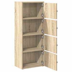 Βιβλιοθήκη Sonoma Δρυς 40x24x102 εκ. από Επεξεργασμένο Ξύλο - Pakobazaar